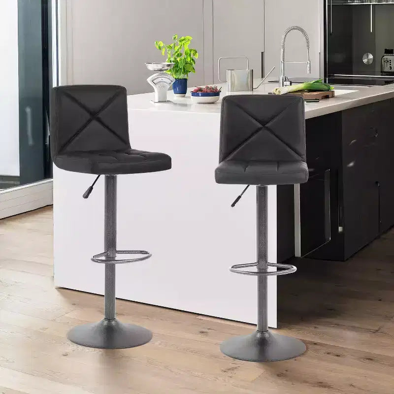 Tabouret de bar moderne Pivotant Réglable en hauteur