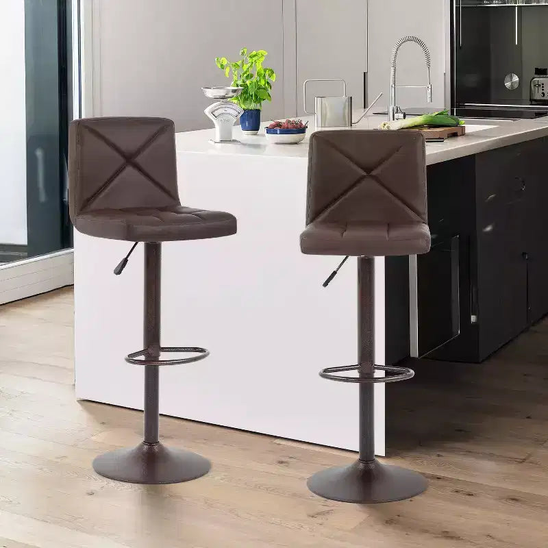 Tabouret de bar moderne Pivotant Réglable en hauteur