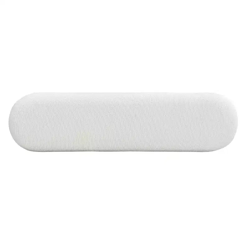 Banc de salle à manger moderne multifonctionnel rembourré en tissu bouclé