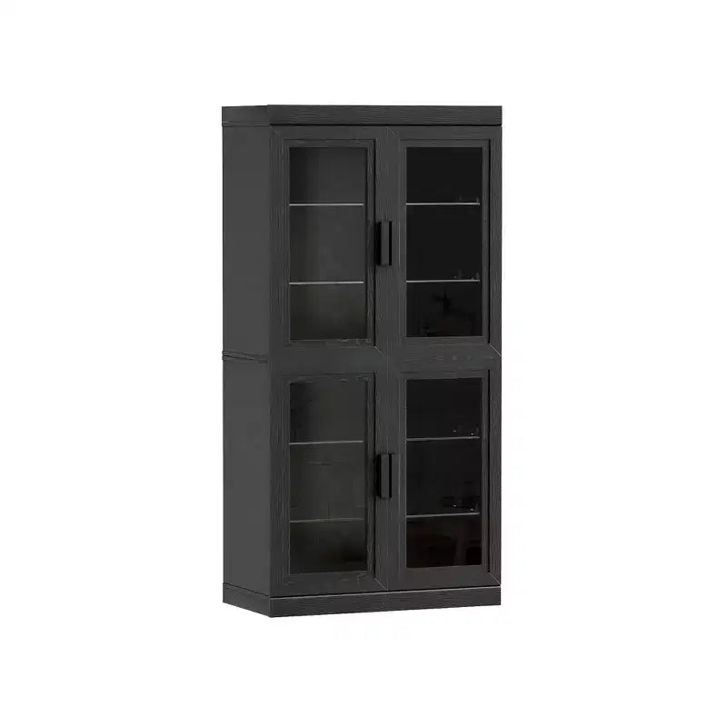 Bibliothèque modulaire avec portes vitrées