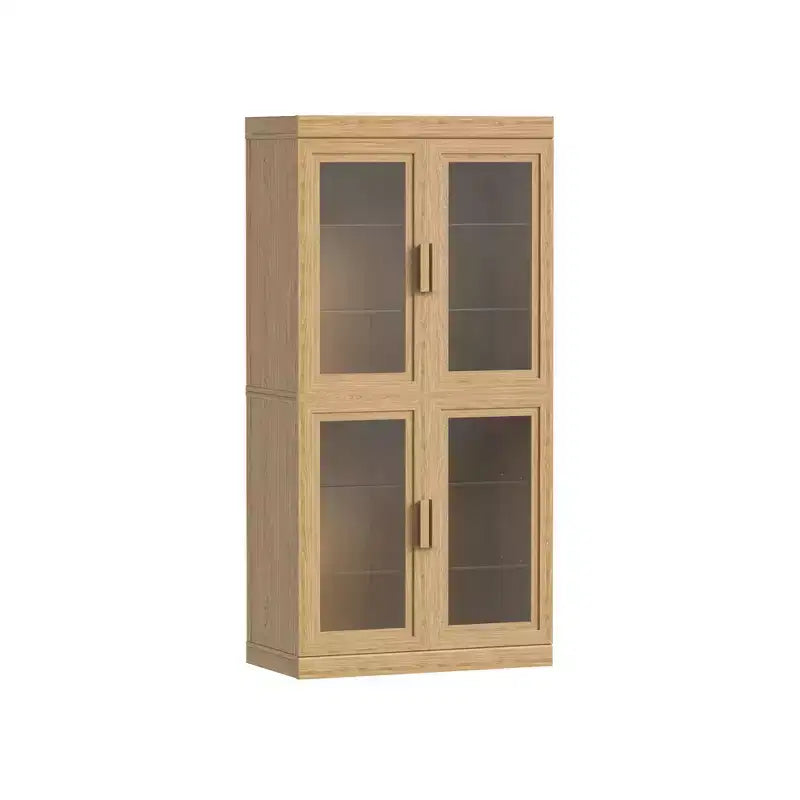 Bibliothèque modulaire avec portes vitrées