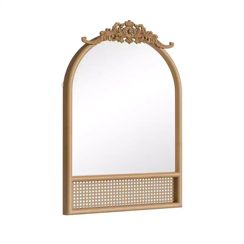 Miroir rectangulaire psyché encadré en métal noir 69x30