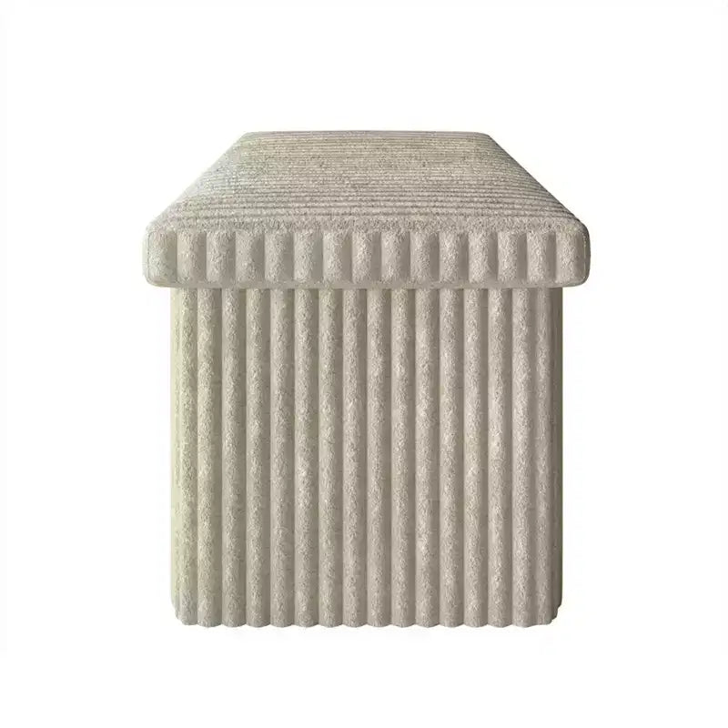 Banc de rangement pliant rembourré