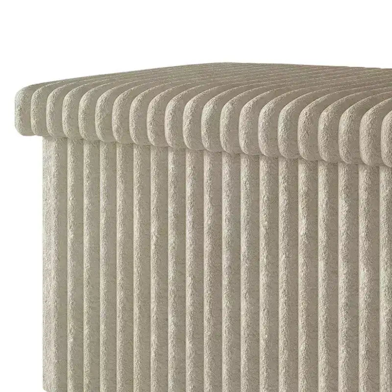 Banc de rangement pliant rembourré