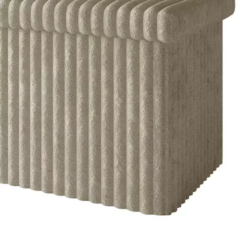 Banc de rangement pliant rembourré