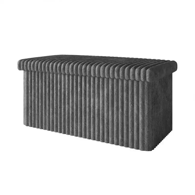 Banc de rangement pliant rembourré