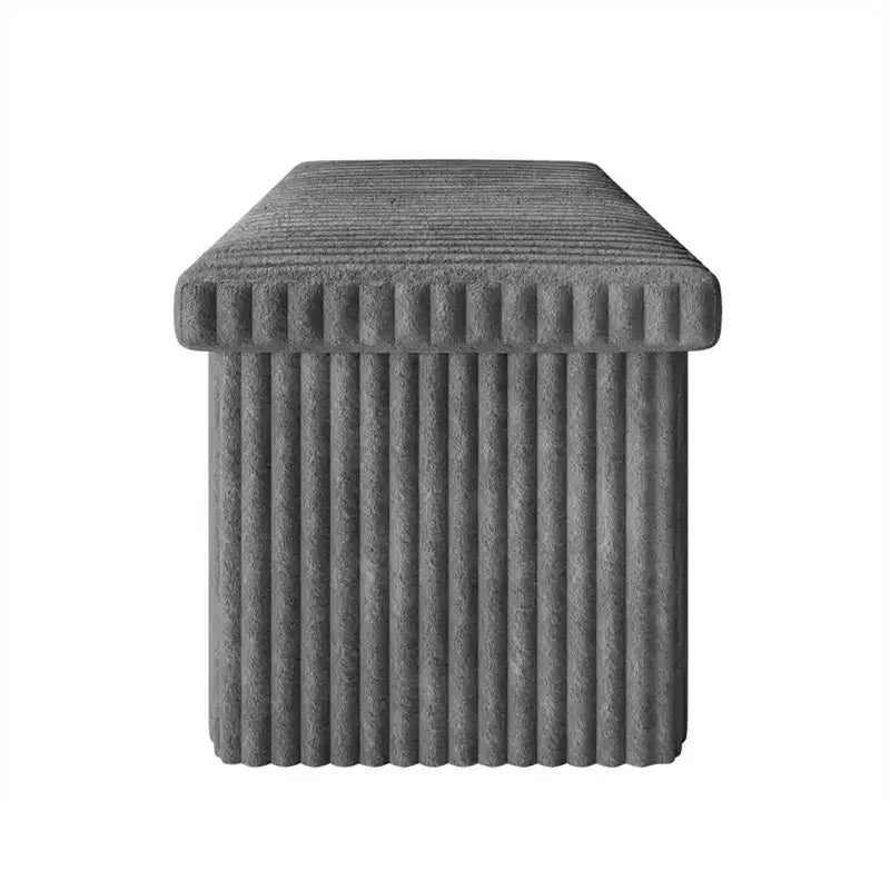 Banc de rangement pliant rembourré