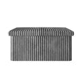 Home Design Florence 30 Upholstered Folding Storage Bench