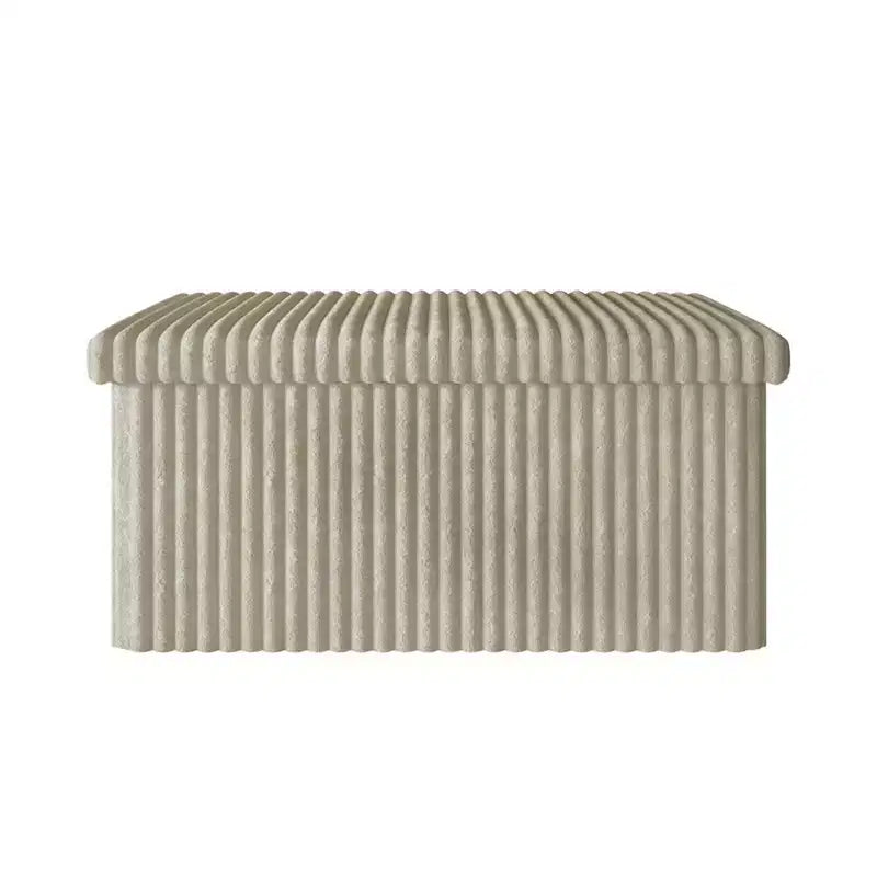 Banc de rangement pliant rembourré