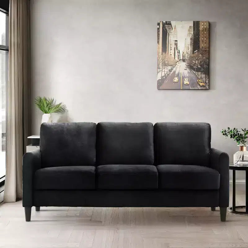 Home Design Airell Velvet Arm Sofa
