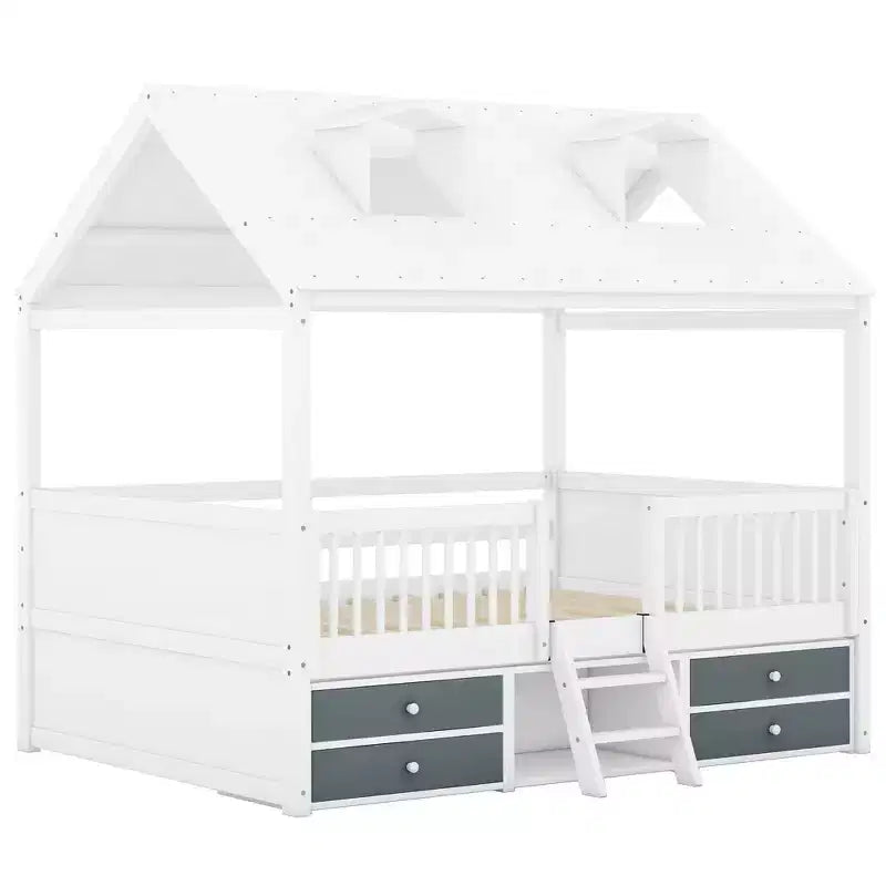 Lit Cabane en Bois