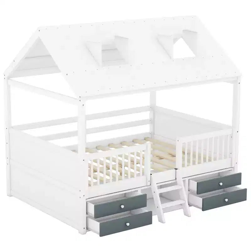 Lit Cabane en Bois