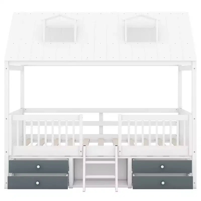 Lit Cabane en Bois