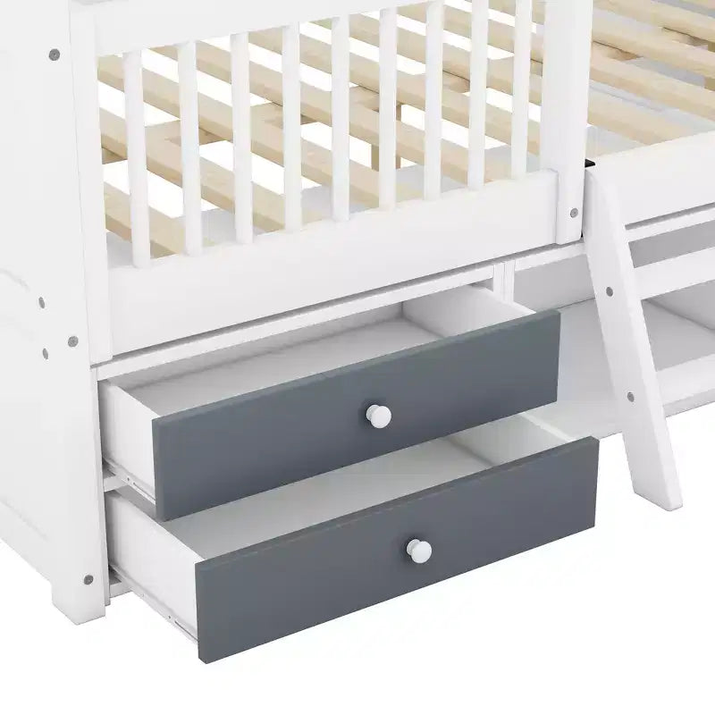 Lit Cabane en Bois