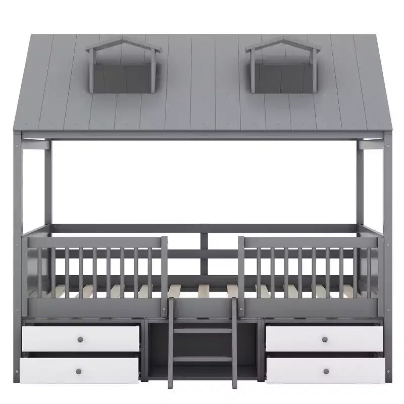 Lit Cabane en Bois