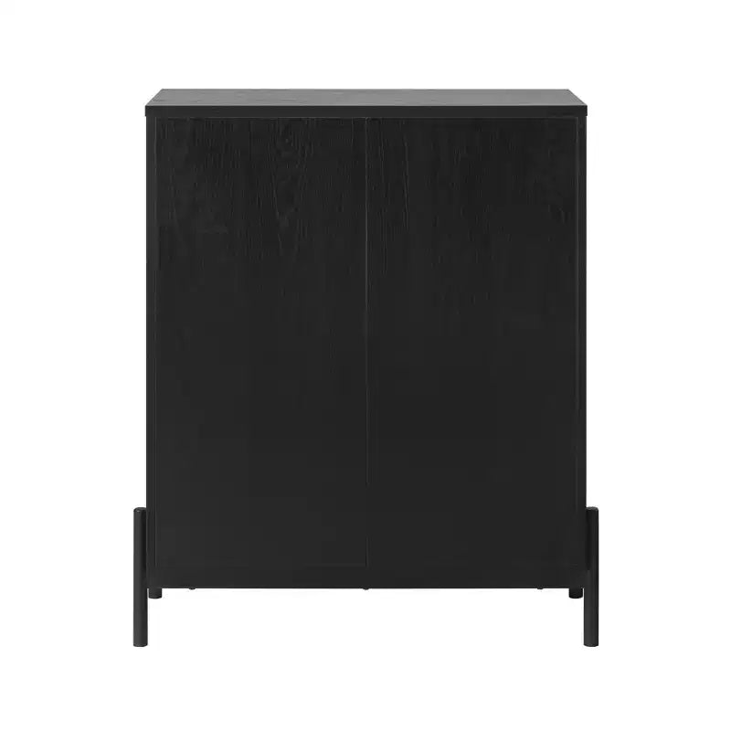 Commode 3 tiroirs à façades cannelées