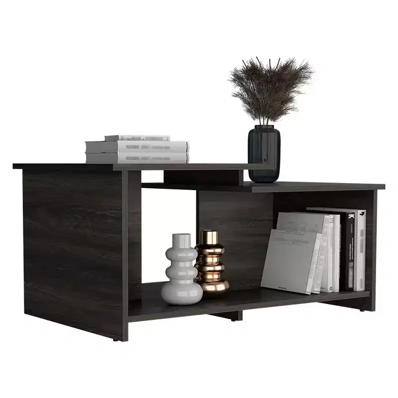 Table basse, étagère inférieure ouverte - Espresso