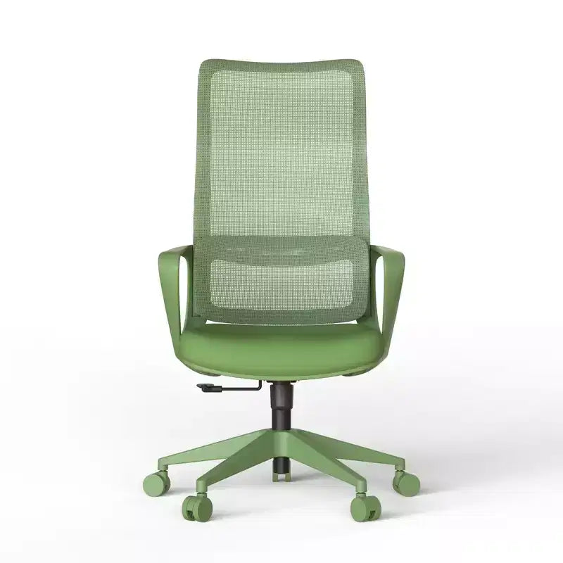 Chaise de bureau moderne ergonomique à dossier haut respirant avec support lombaire réglable