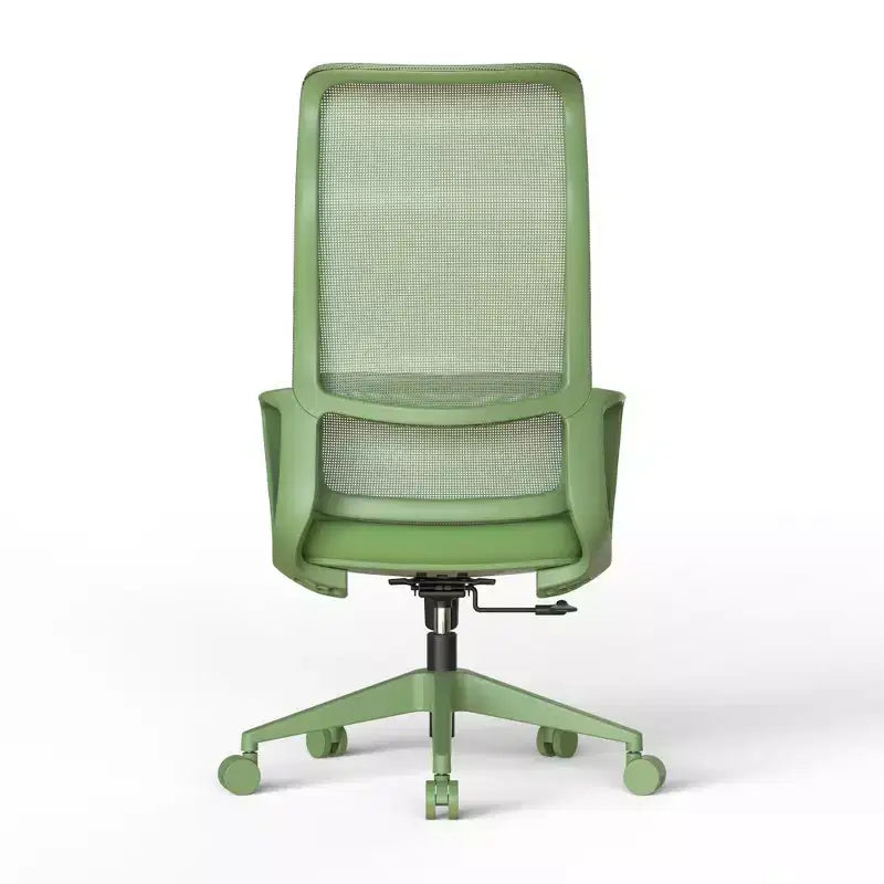 Chaise de bureau moderne ergonomique à dossier haut respirant avec support lombaire réglable