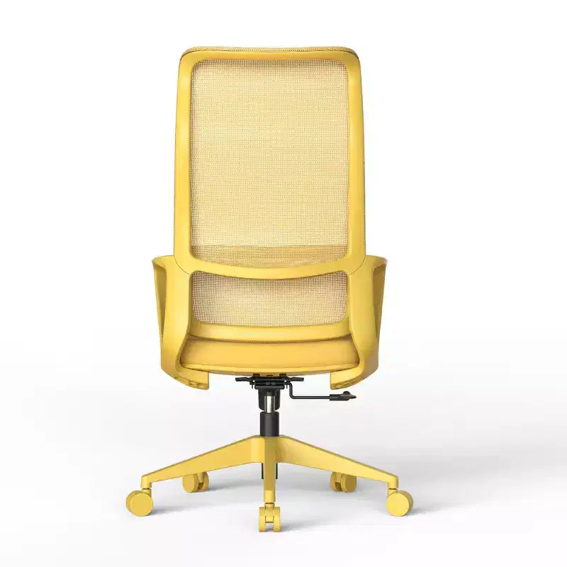 Chaise de bureau moderne ergonomique à dossier haut respirant avec support lombaire réglable