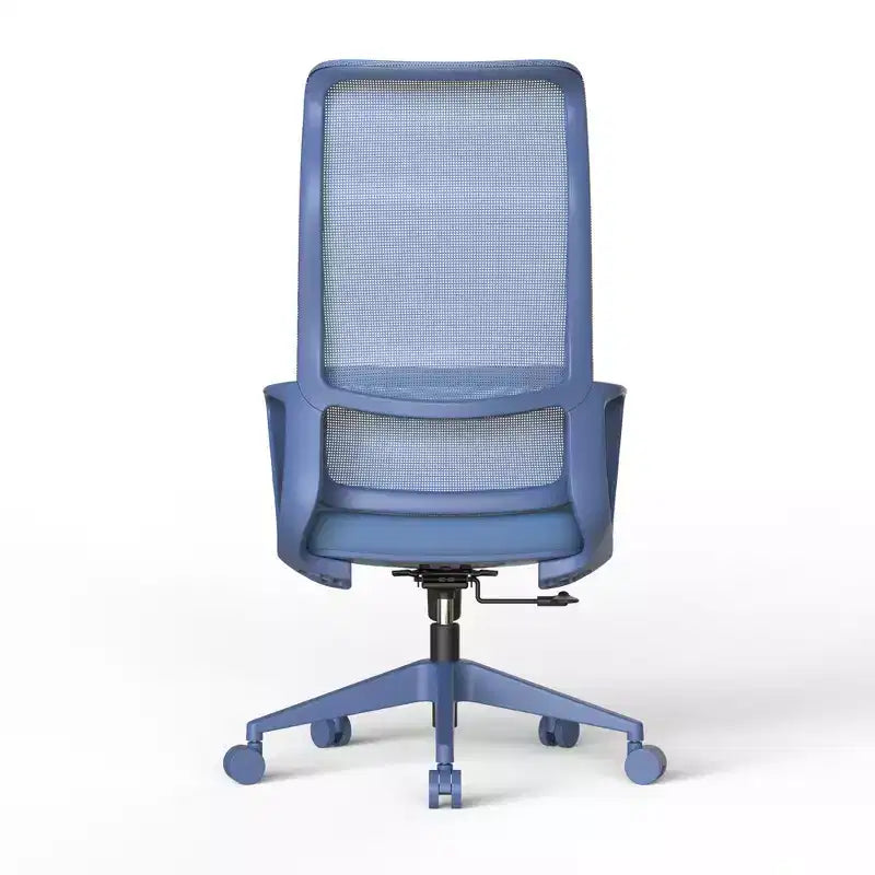 Chaise de bureau moderne ergonomique à dossier haut respirant avec support lombaire réglable