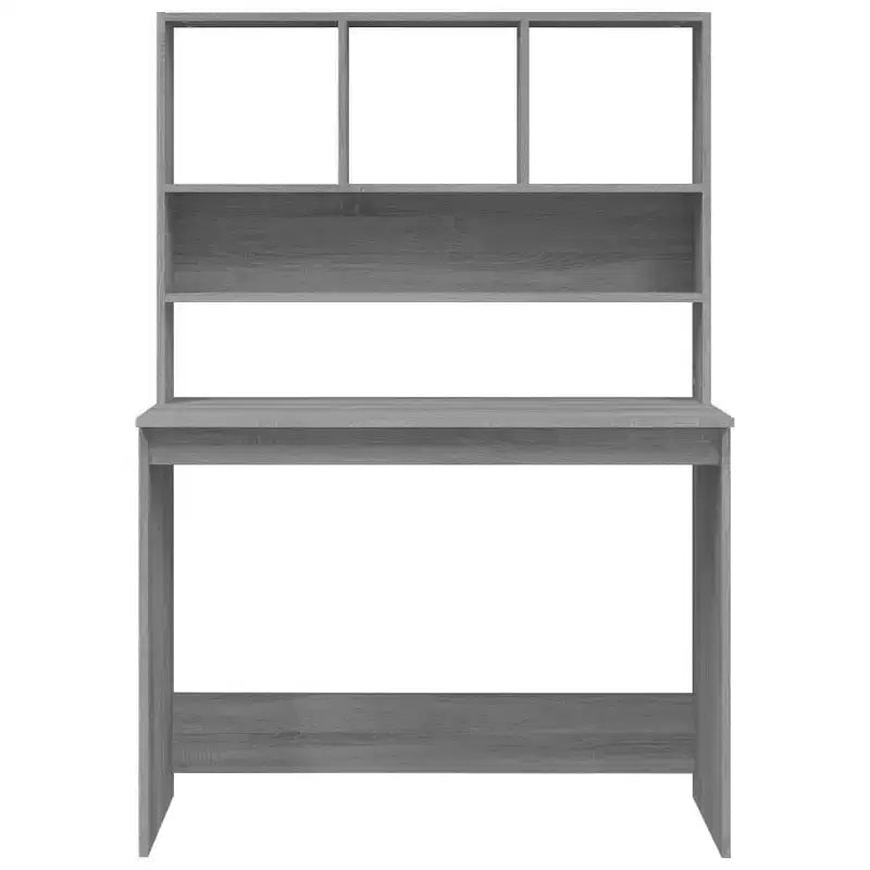Bureau Gris béton Bois d'ingénierie 102 x 45 x 148 cm Bureau