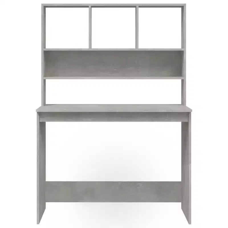 Bureau Gris béton Bois d'ingénierie 102 x 45 x 148 cm Bureau