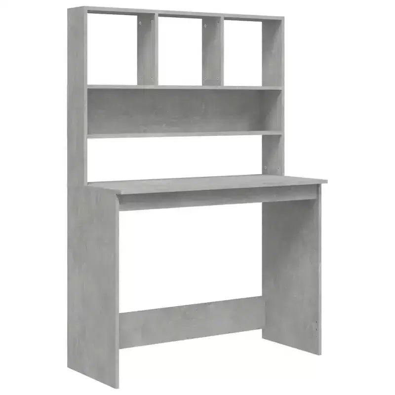 Bureau Gris béton Bois d'ingénierie 102 x 45 x 148 cm Bureau