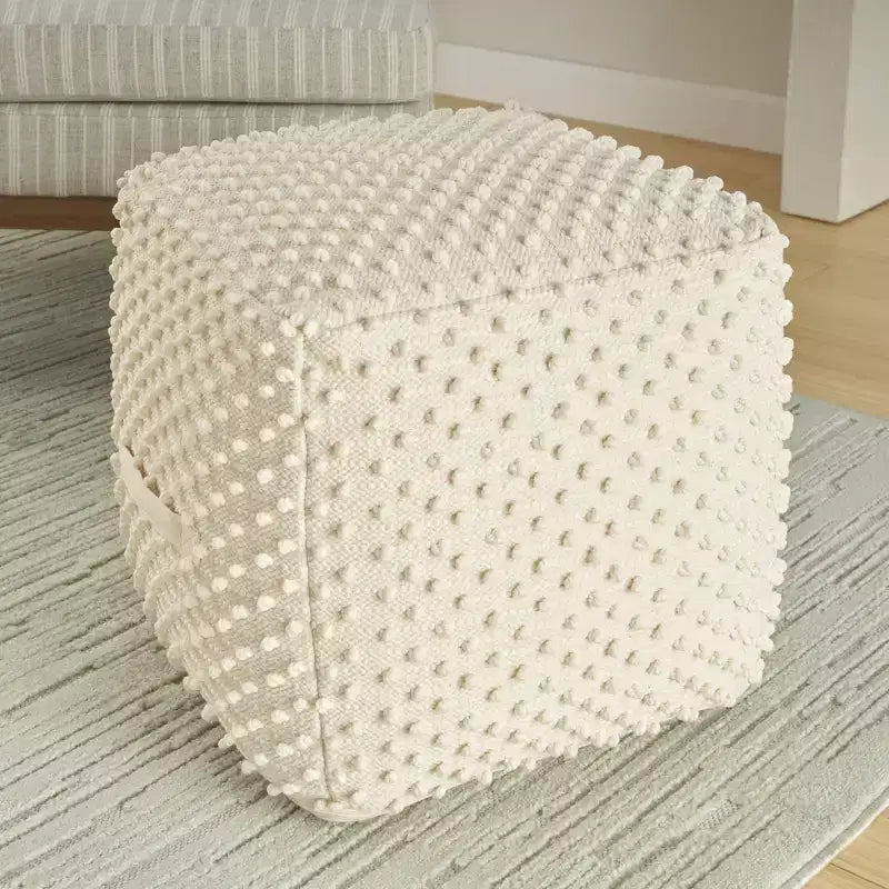 Poufs Repose-pieds d'Intérieur Ivoire
