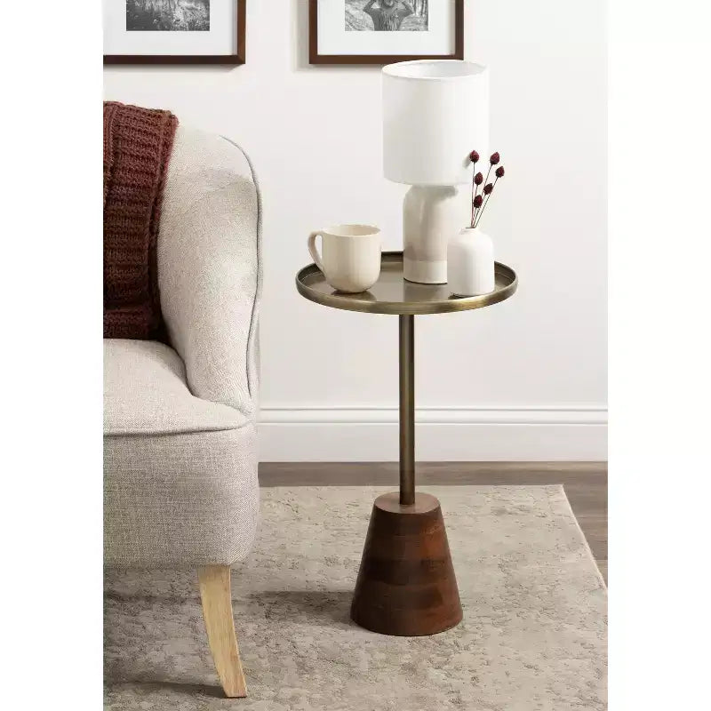 Table d'appoint ronde